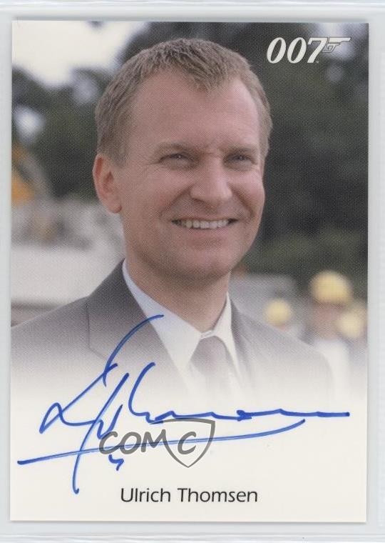 2012 James Bond: 50th Anniversary Series 2 Ulrich Thomsen Sasha Davidov Auto e6p