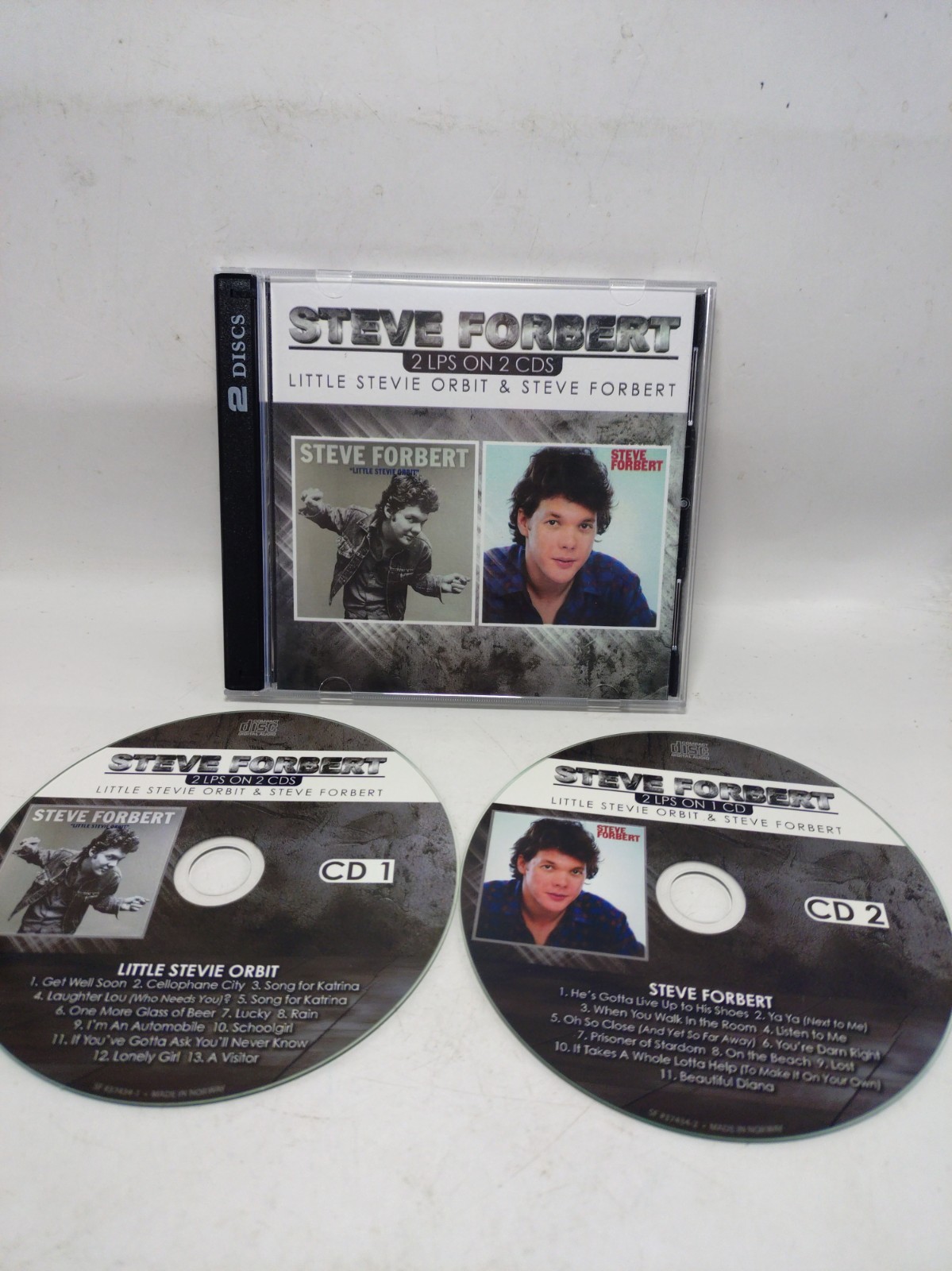 Steve Forbert - Little Stevie Orbit And Steve Forbert 2 LPS On 2 CDS Very Good ]