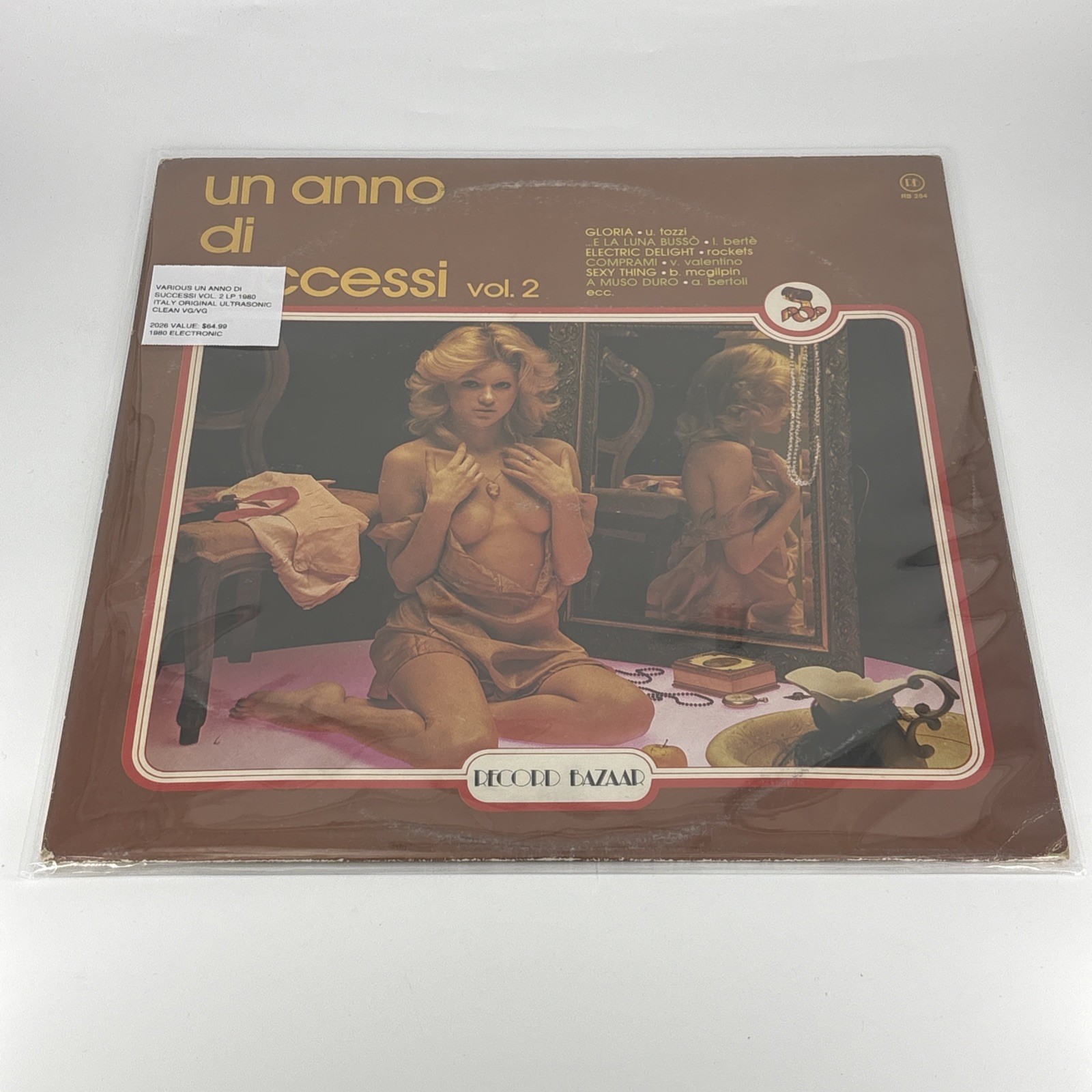 Various Un Anno Di Successi Vol. 2 Lp 1980 Original Italy Ultrasonic Clean VG/VG
