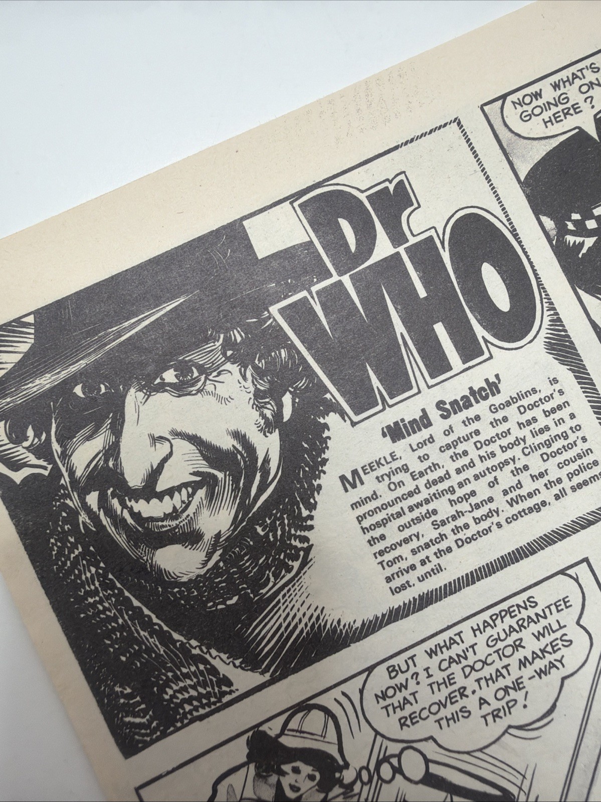 TV Comic # 1289 - 28th AUG 1976 - Vintage 70's Comic Nostalgia - Dr Who /Pugwash