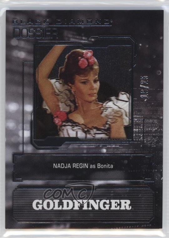 2025 James Bond Black Diamond Dossier 19/25 Nadja Regin come Bonita #DB-NR 02aj