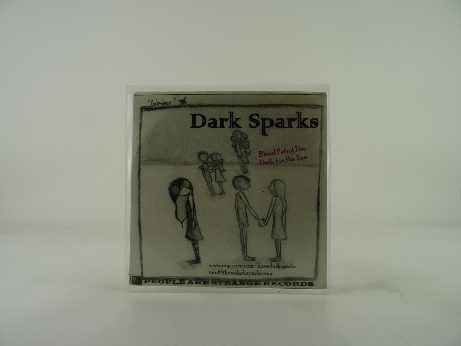 DARK SPARKS BLOOD PETROL FIRE (B51) 2 Track Promo CD Single including Picture Sl