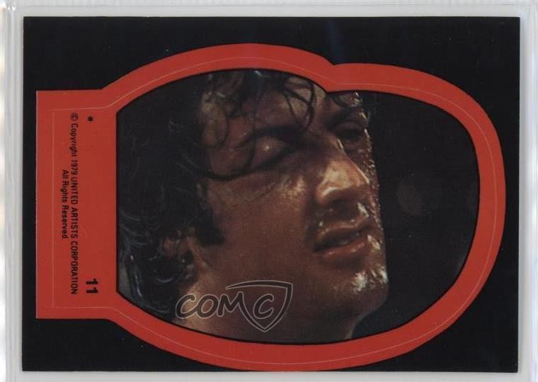 1979 Topps Rocky II Adesivi Rocky Balboa #11 0nr3
