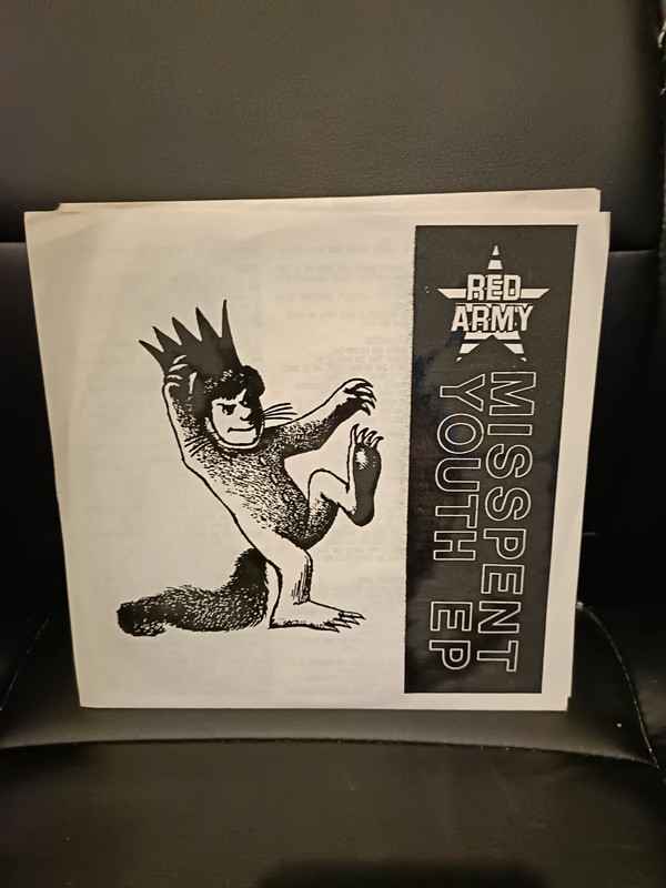Red Army  – Misspent Youth EP Vinyl, 7" Usa 1989