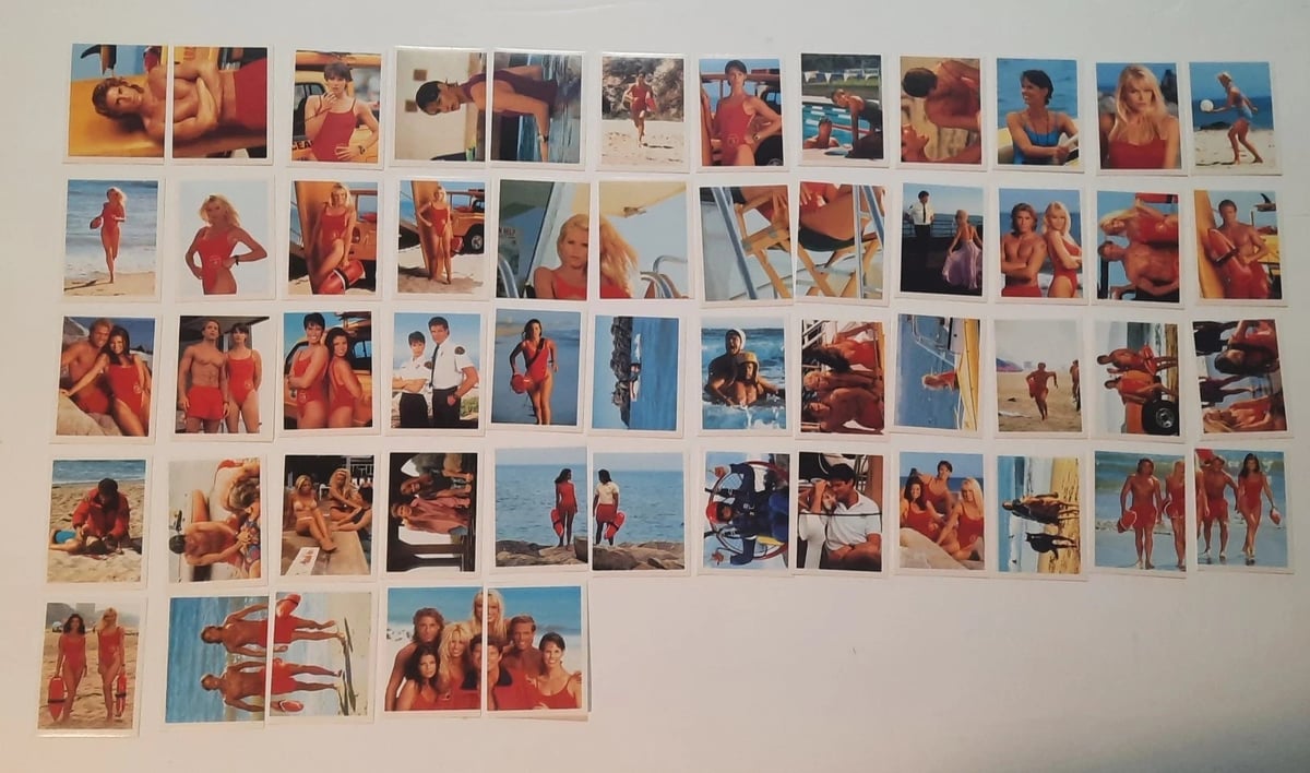 1996 Diamond Publishing Baywatch Complete Sticker Card Set 1-120 Pamela Anderson