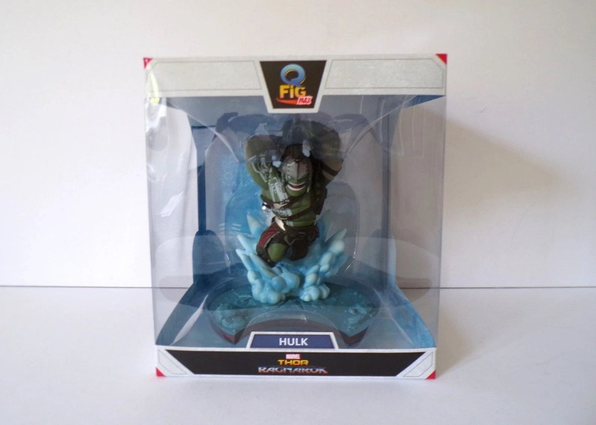 Q-fig Max - Hulk Thor Ragnarok Diorama personaggio Marvel NUOVO mai esposto