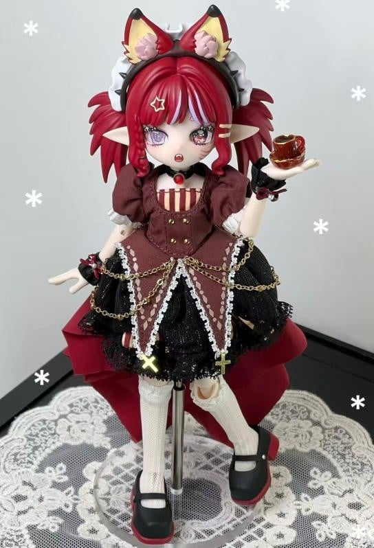 Modellino prevendita Sparkjoy Maid Feiluo Echo Bond 6,1 pollici Bjd Hang Card regalo