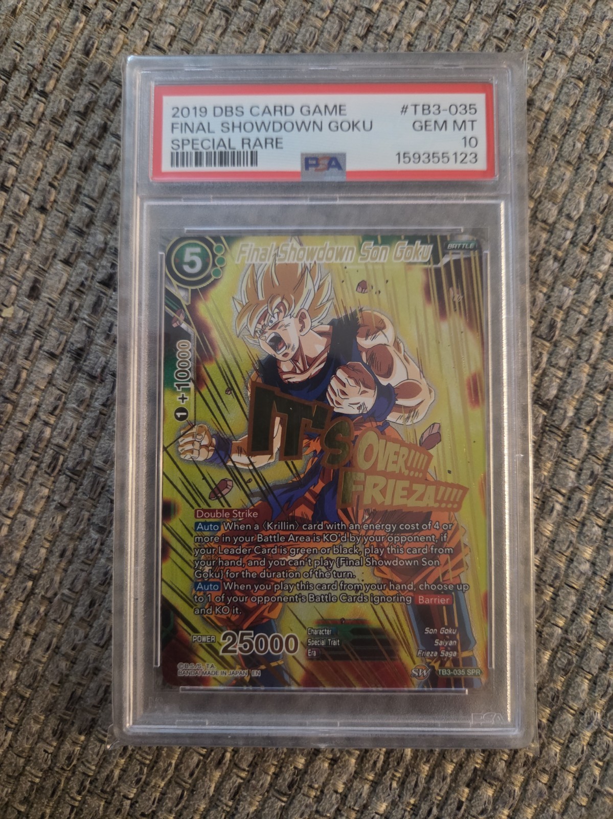 Lotto carte classificate Dragon Ball!! BGS! PSA! Goku! Fregio! Vegeta! Piccolo! Bardock!!