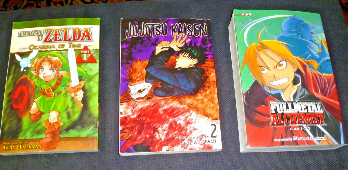 Full Metal Alchemist Vol 1-2-3 / JuJutsu Kaisen Vol 2 / Zelda Parte 1