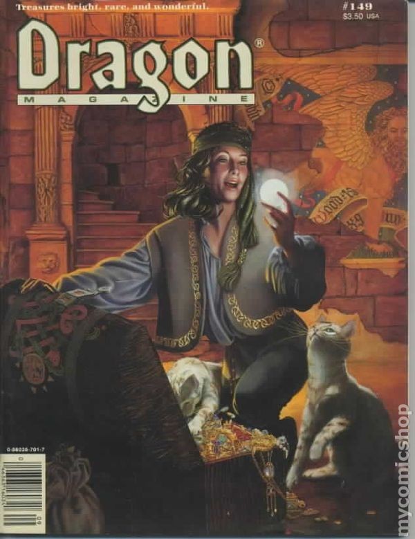 Dragon Magazine #149 FN 1989 Stock Image