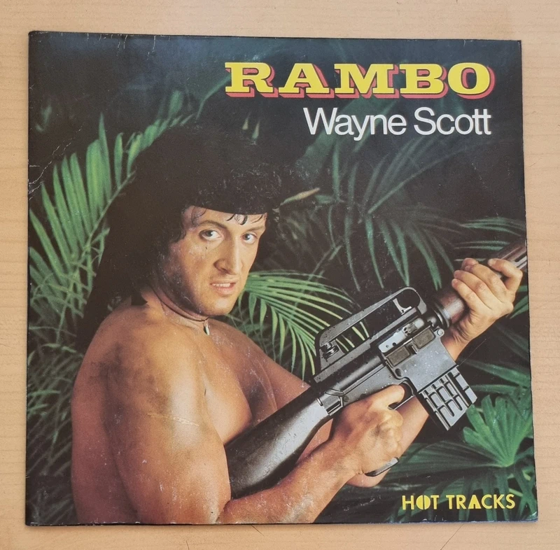 45 tours Rambo - Wayne Scott (sosie de Stallone) - al1