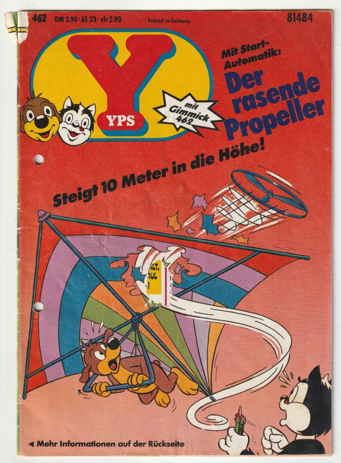 ✪ YPS #462 senza espediente, Gruner + anno 1984 COMICHEFT Z3