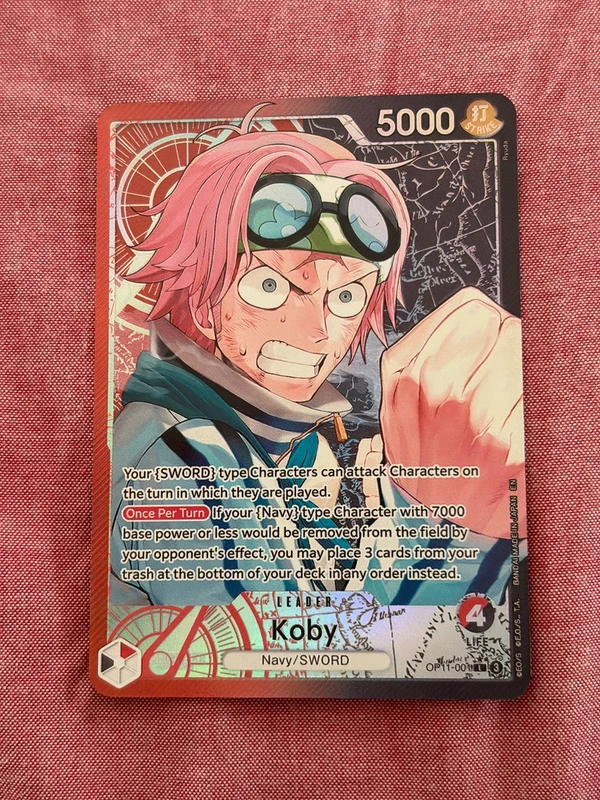 One Piece TCG English Koby OP11-001 A Fist of Divine Speed