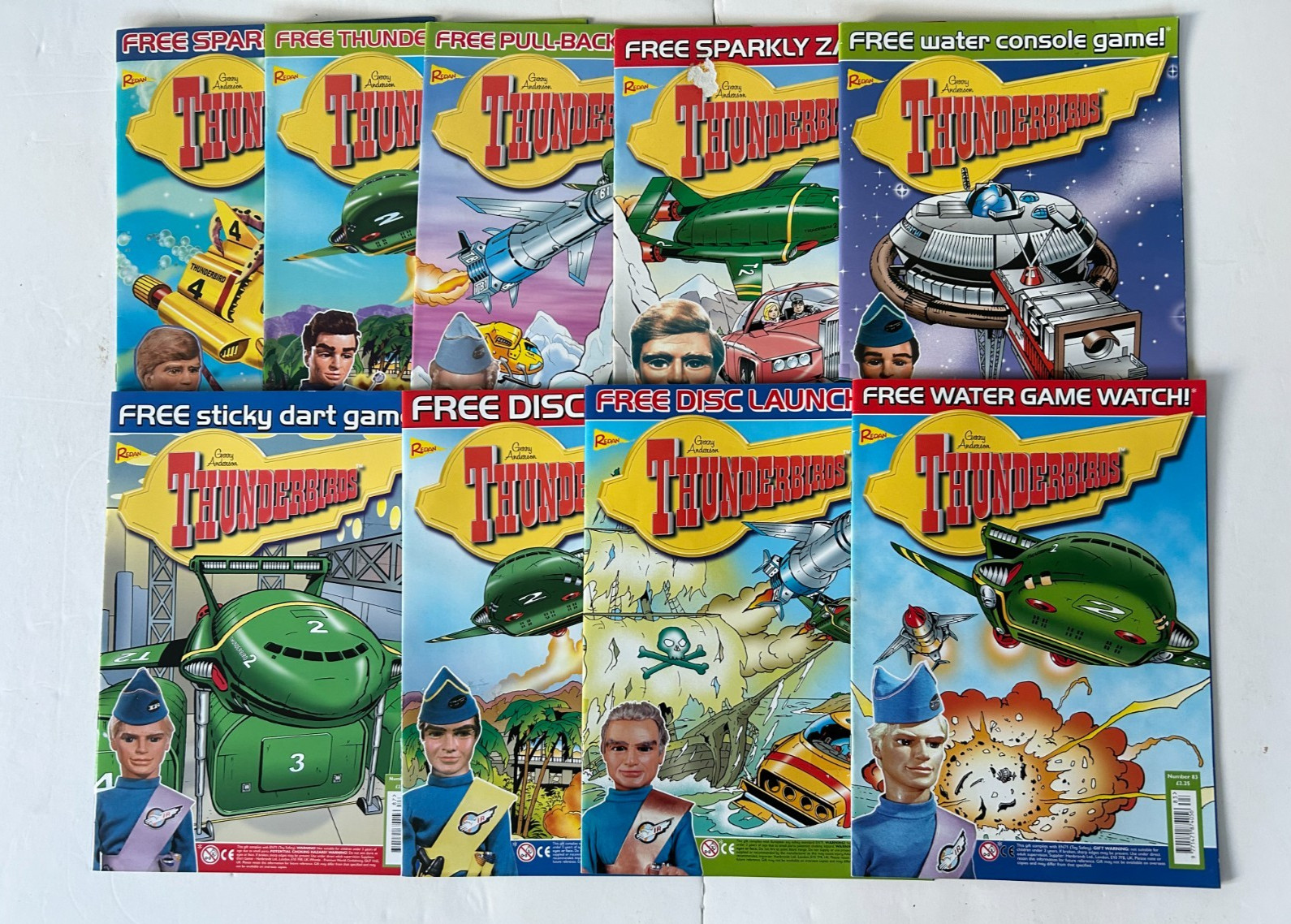 Thunderbirds Comics - No 81 to 89 - 2006/07 - FN/VF