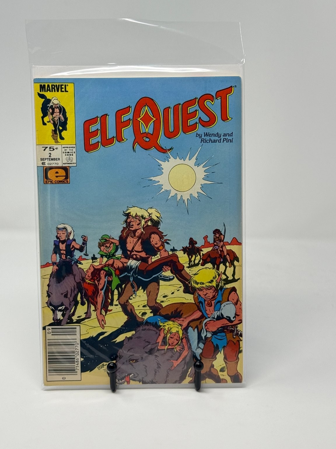 ELFQUEST #2 Wendy & Richard Pini Marvel Epic Comics 1985 graphic novel fantasy