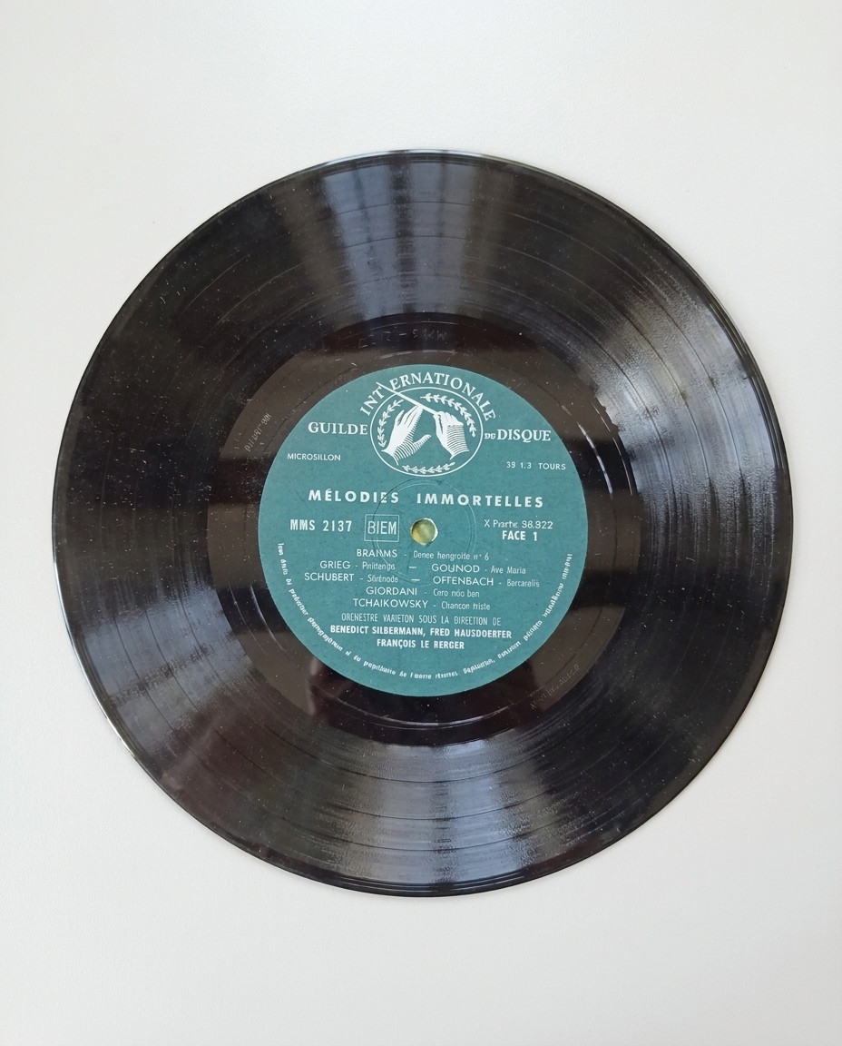 Disque vinyle 33 tours Mélodies Immortelles - MMS 2137
