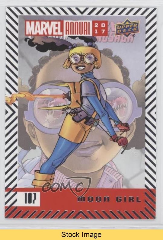2017 Upper Deck Marvel Annual SP Moon Girl #107 LEGGI 0p3