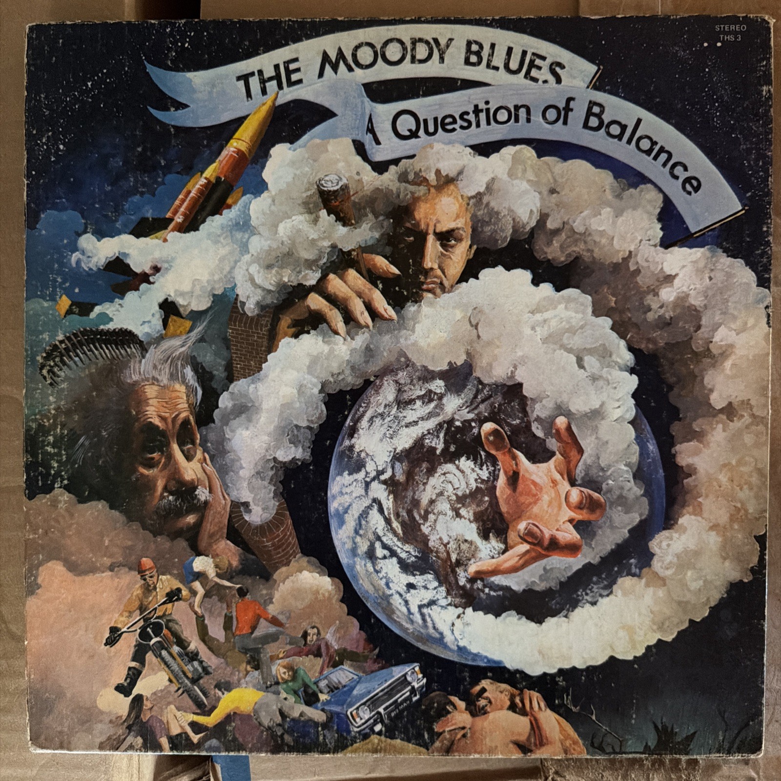 Vintage Moody Blues A Question of Balance LP THS 3 1970 Gatefold Original LP VG