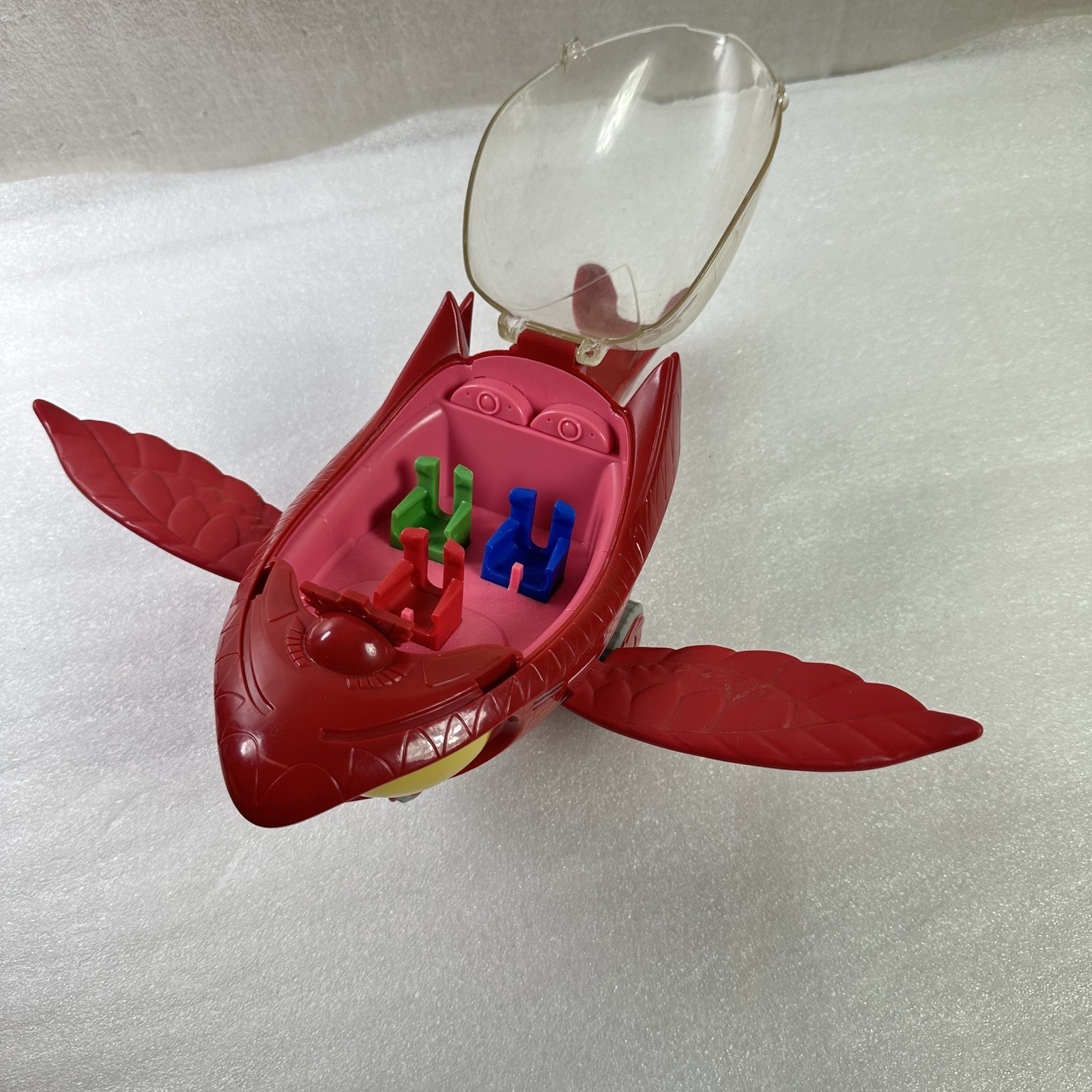 PJ Masks Deluxe OWL GLIDER veicolo luci e suoni FUNZIONA Z6