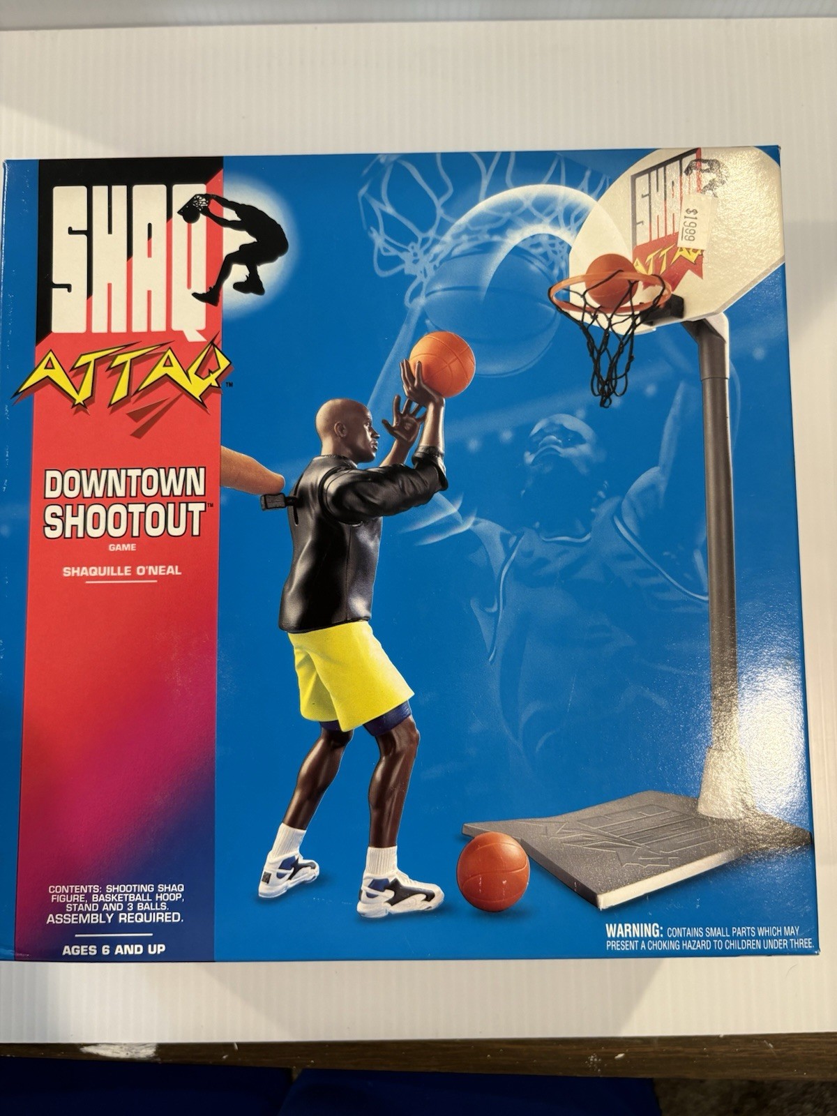 Modellino SHAQ ATTAQ Downtown Shootout Game KennerAttack Shaquille O'Neal 1993
