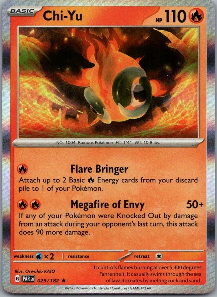 Chi-Yu Holo Rara SV04: Paradox Rift 029/182 quasi nuova