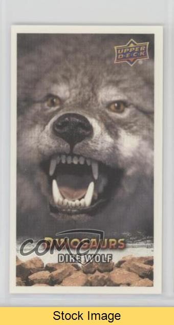 2015 Upper Deck Dinosauri Tela Mini Dire Wolf #130 LEGGI 0j64