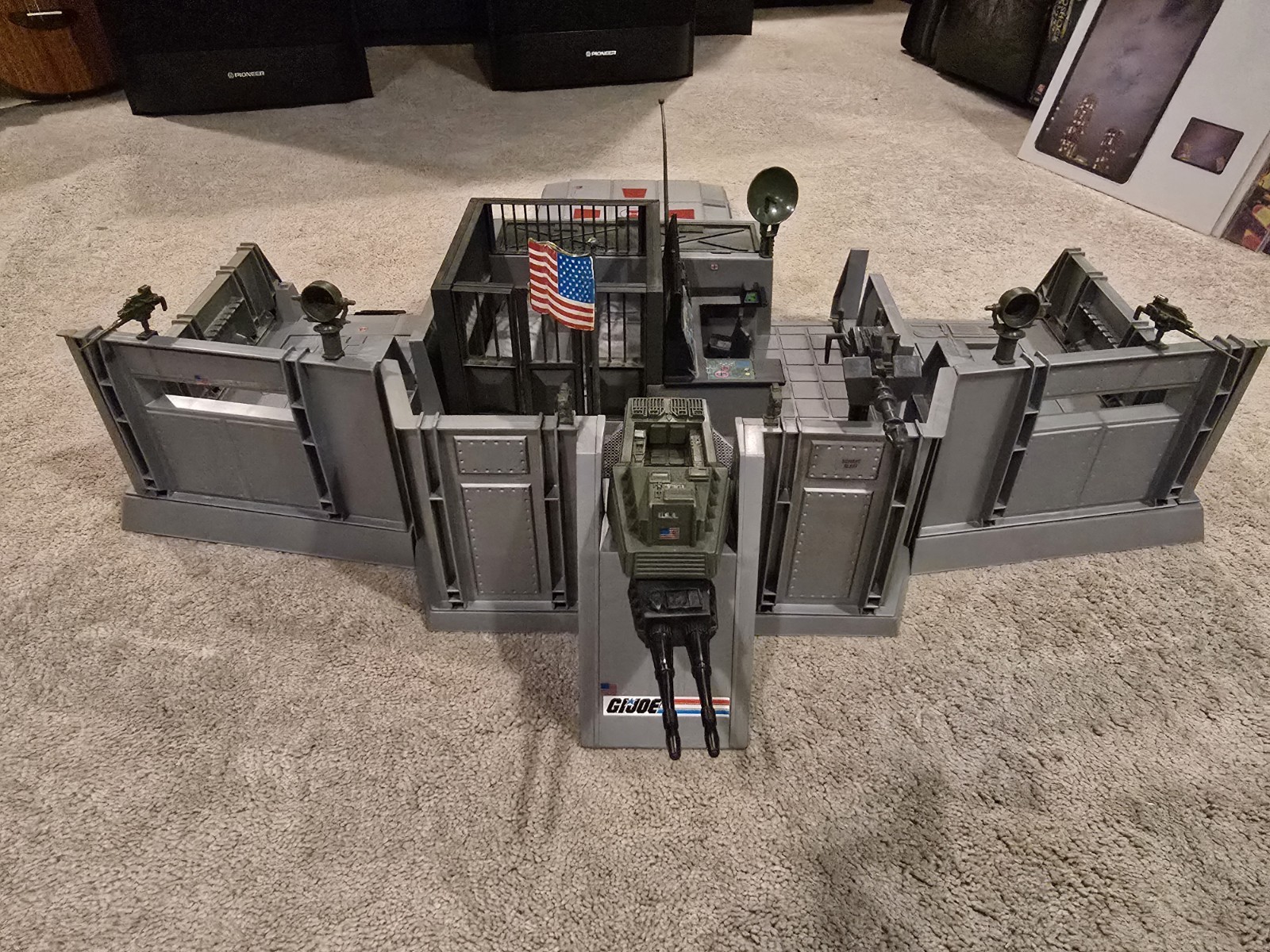 Gi Joe Quartier Generale Centro Comando 1983 quasi completo Vintage Hasbro 3,75 anni 80 