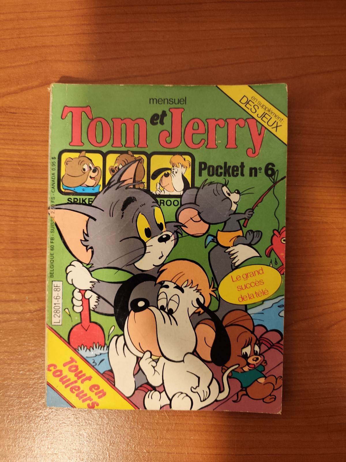 Tom et Jerry Pocket N° 6 Mensuel (1984) – Tout en Couleurs – EURÉDIF BD Vintage