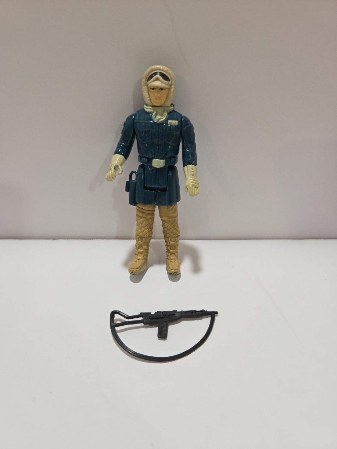 Star Wars Modellino Vintage Kenner Han Solo Hoth 1980 3,75