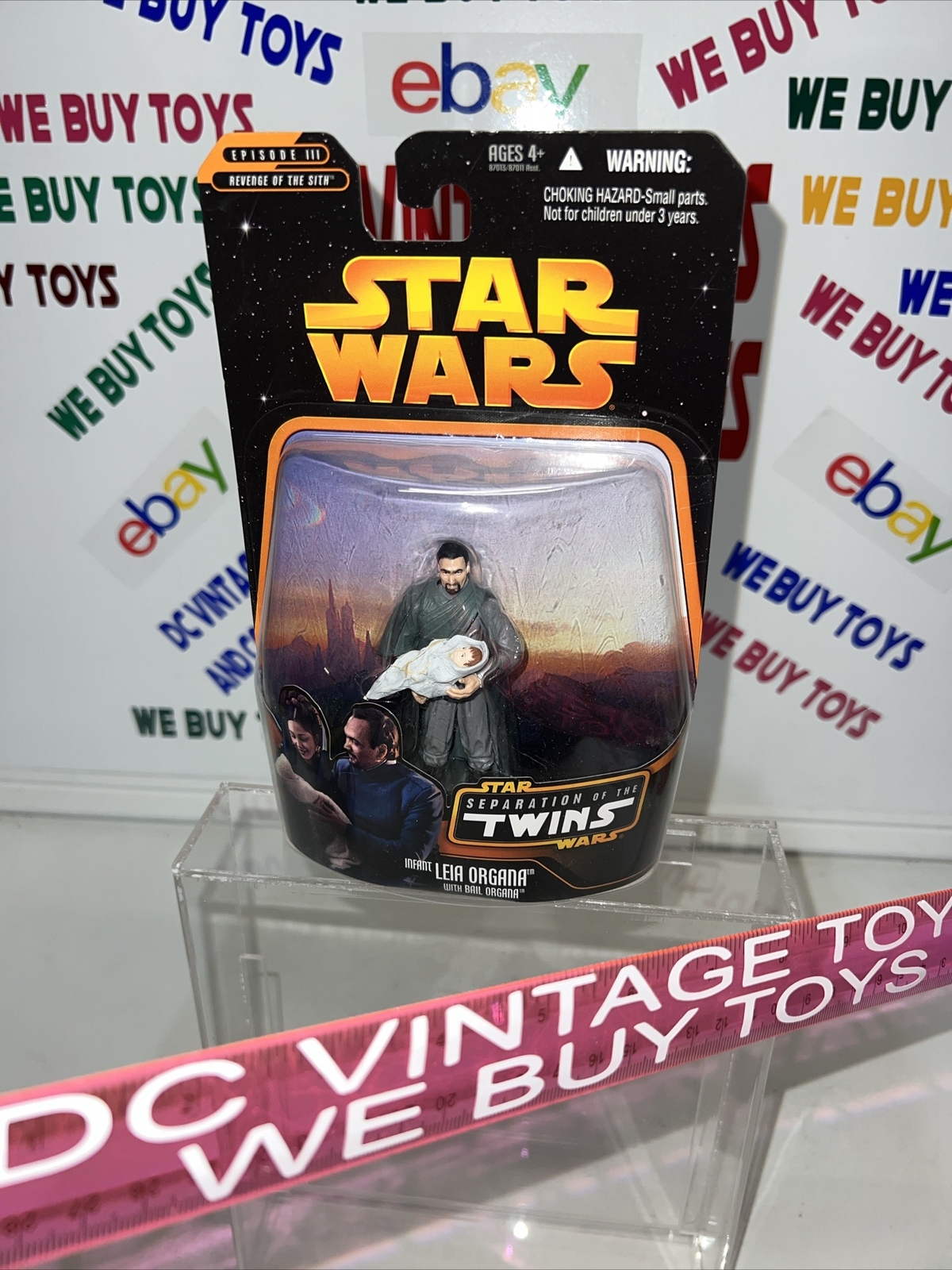Hasbro Star Wars 2005 La Vendetta dei Sith Separazione dei Gemelli Leia con Cauzione