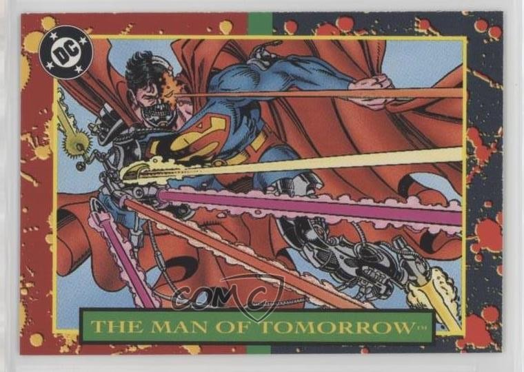 1993 SkyBox DC Bloodlines Promos The Man of Tomorrow (Missing Card Number) 0c41