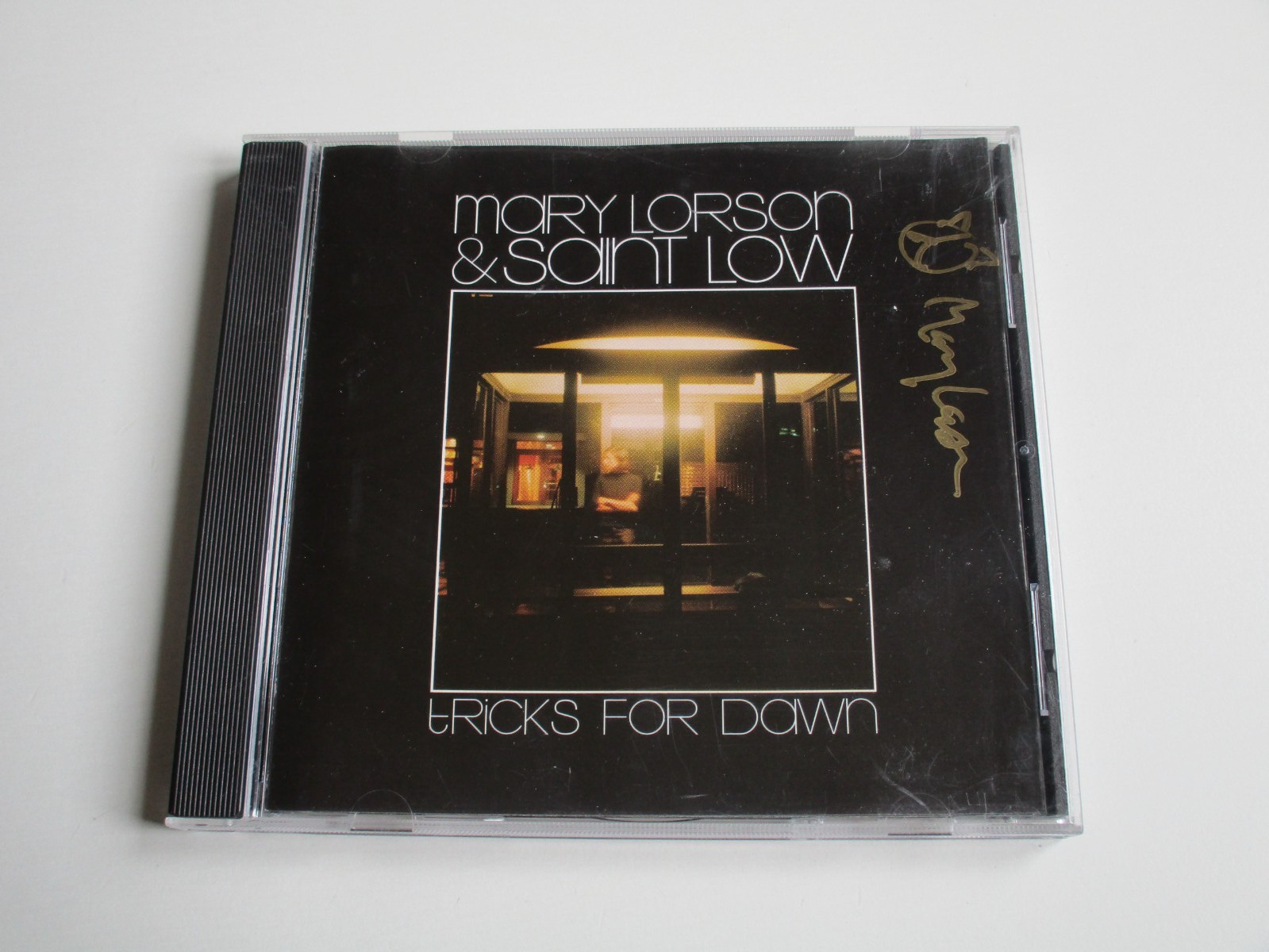 MARY LORSON & SAINT LOW - RARE HAND SIGNED CD - TRICKS FOR DAWN - AUTOGRAPHED