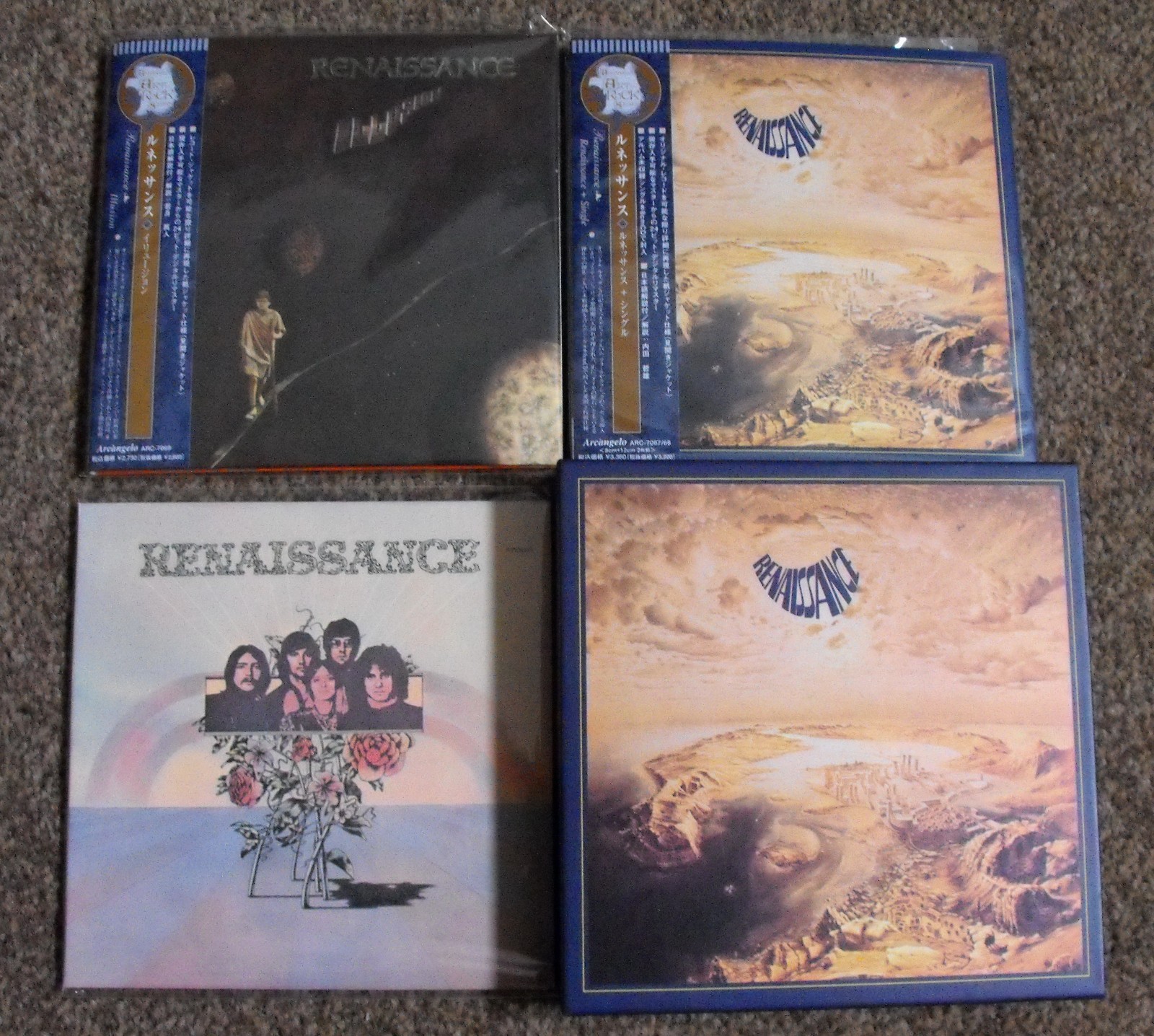 RENAISSANCE GENUINE JAPAN MINI 2 LP CD BOX SET MINI LP CD JAPAN