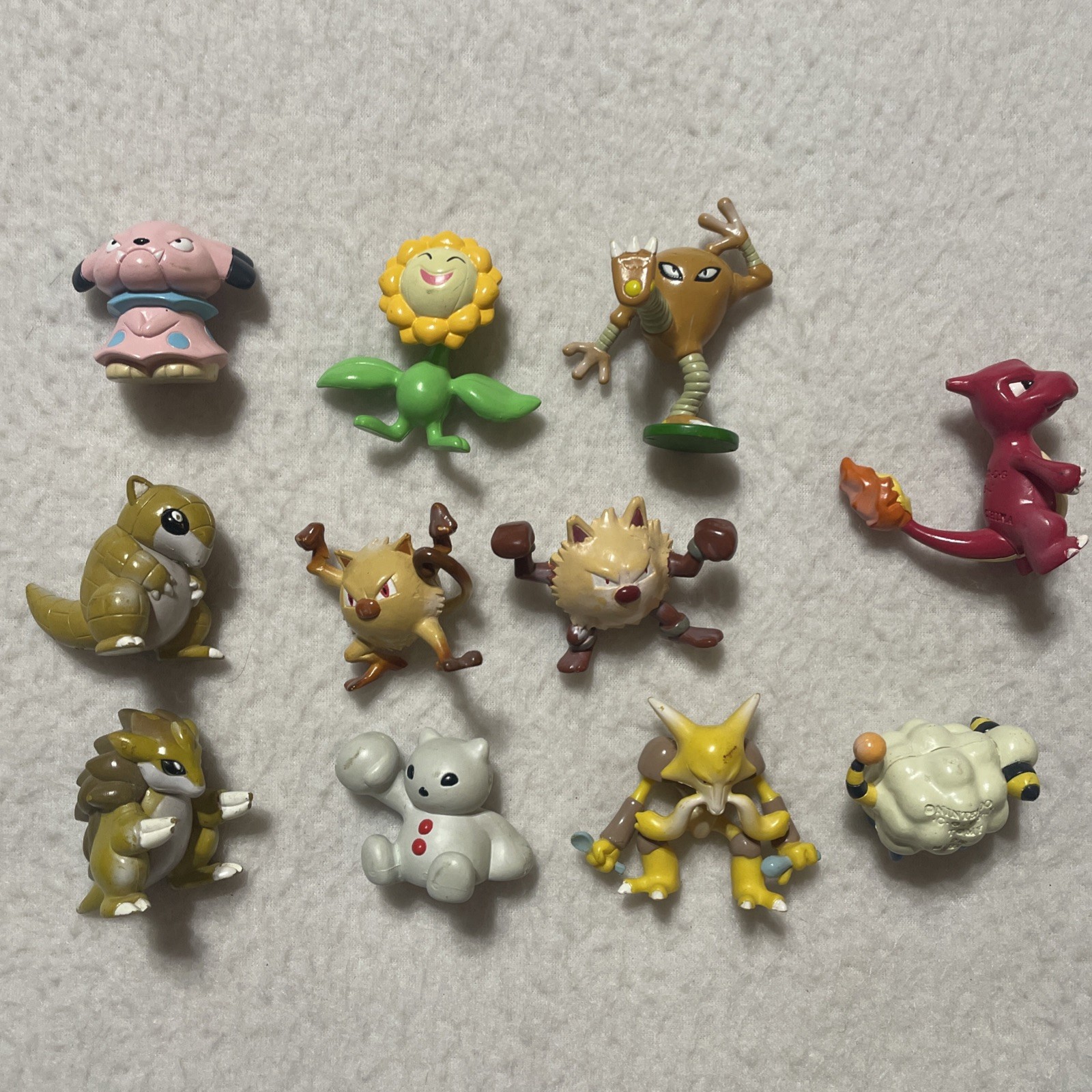 Lotto 11 figurine vintage Nintendo Pokemon TOMY autentiche CGTSJ
