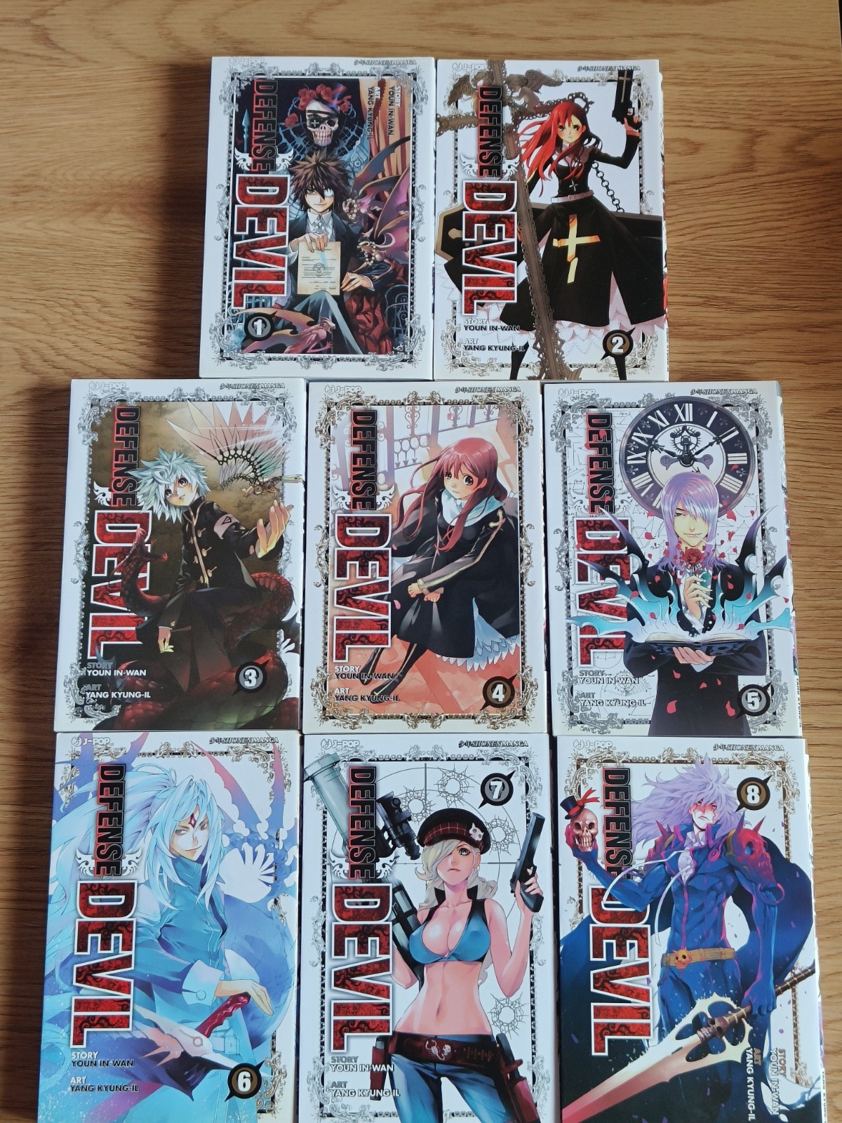 J-POP Defense Devil vol. 1-8 lotto manga italiano Shonen Youn In-Wan
