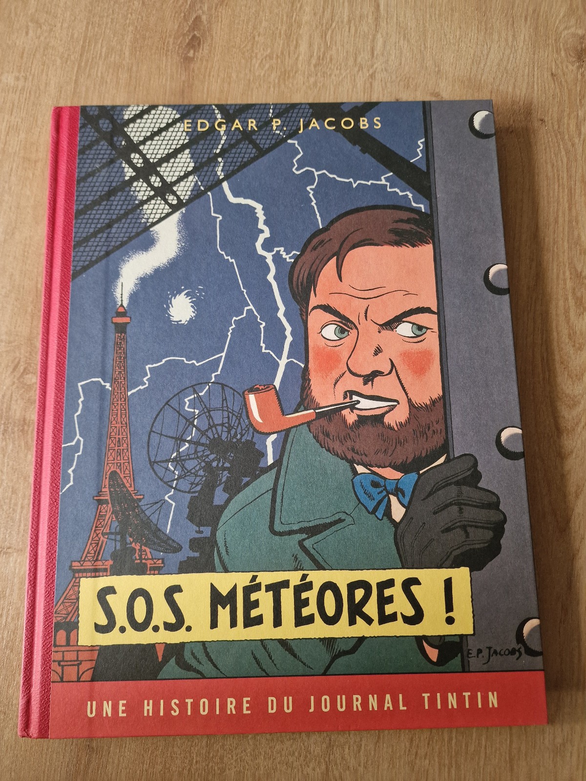 BD 1ère édit. N°4431/5000 av. 4 documents , S.O.S. Météores! Edgard Jacobs TBE