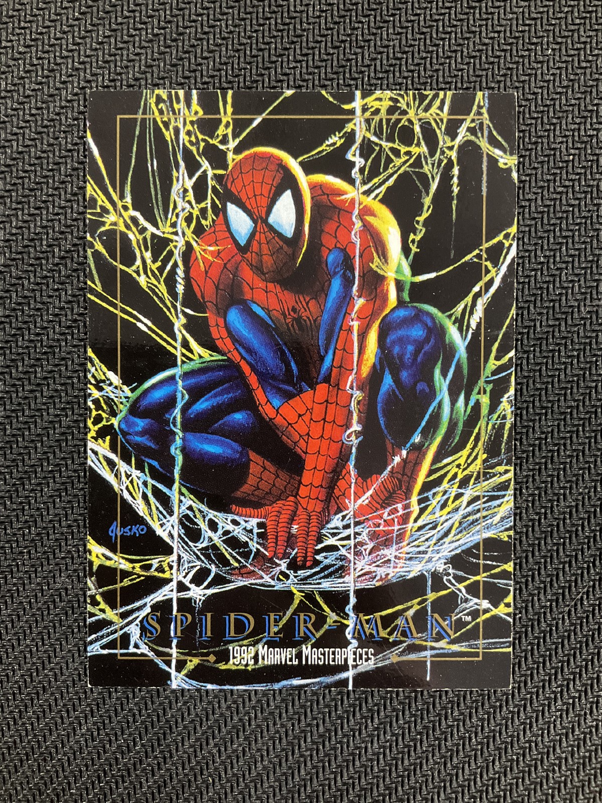 SkyBox Marvel Masterpieces 1992 #NNO promo Spider-Man