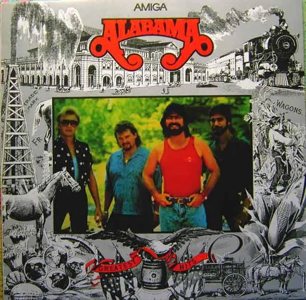 Alabama Greatest Hits NEAR MINT Amiga Vinyl LP