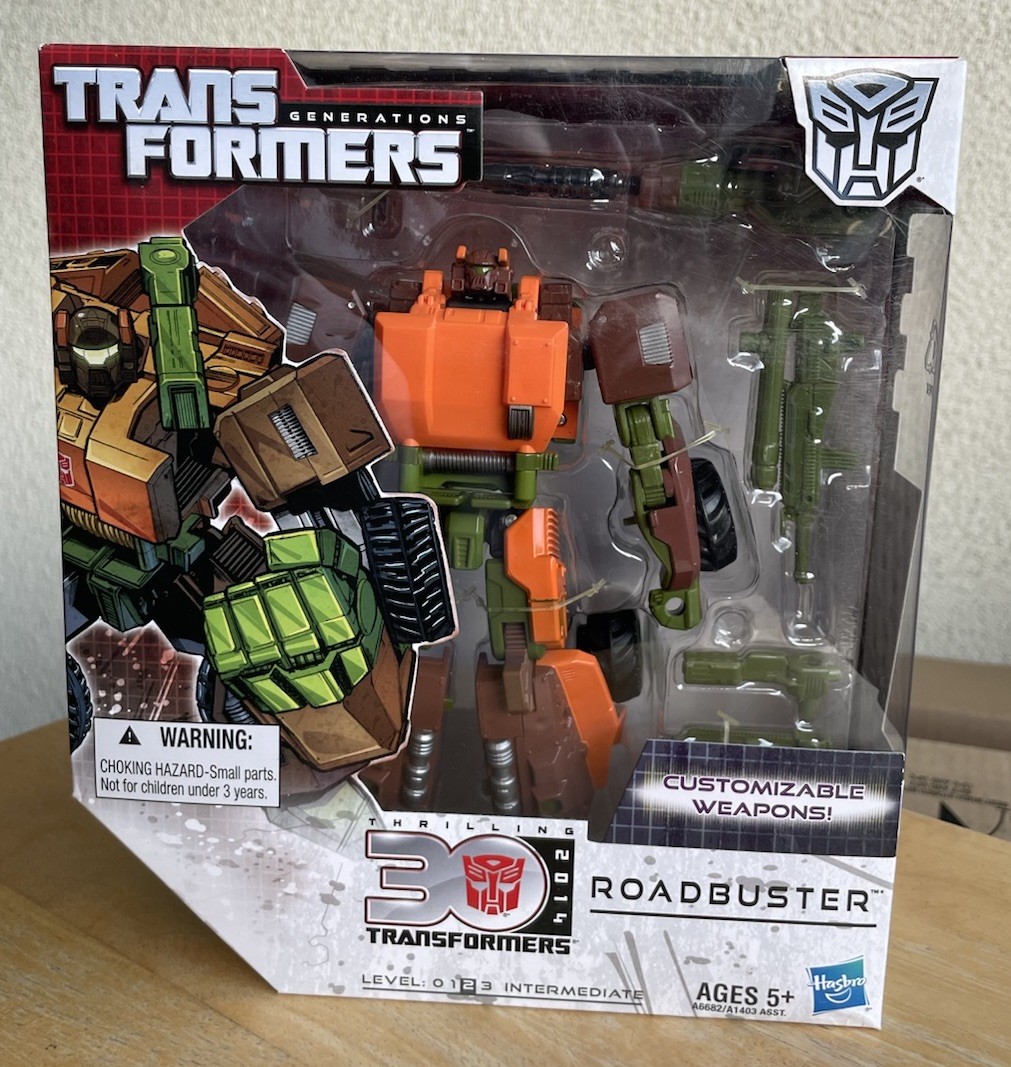 Roadbuster Transformers Generations Thrilling 30th Anniversary Figure New 2014
