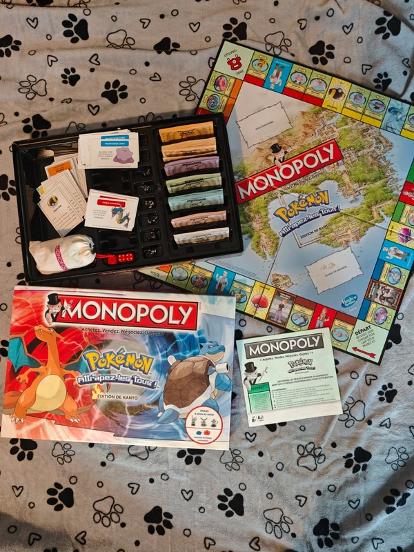 Jeu Monopoly Pokémon édition de Kanto