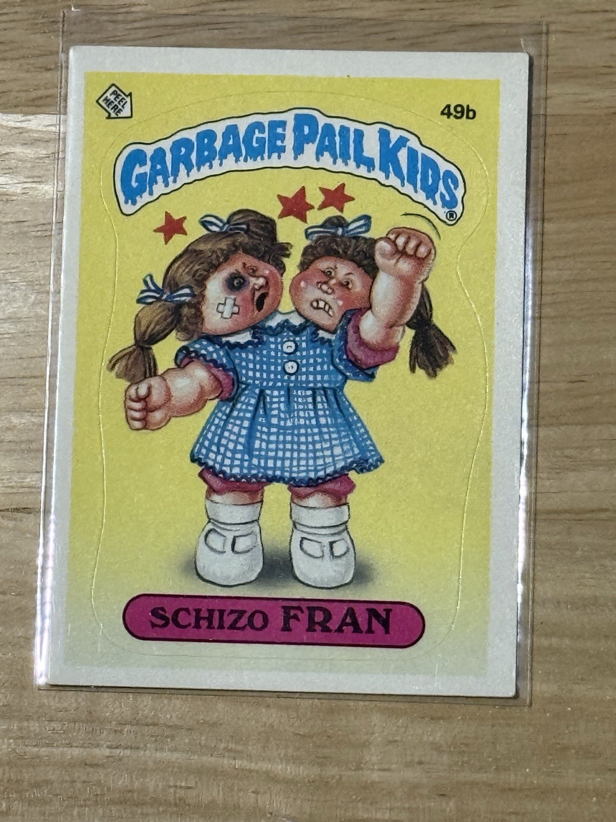 Pattumiera Spazzatura Bambini 1985 Serie 2 Schizo Fran 49b GPK OS2