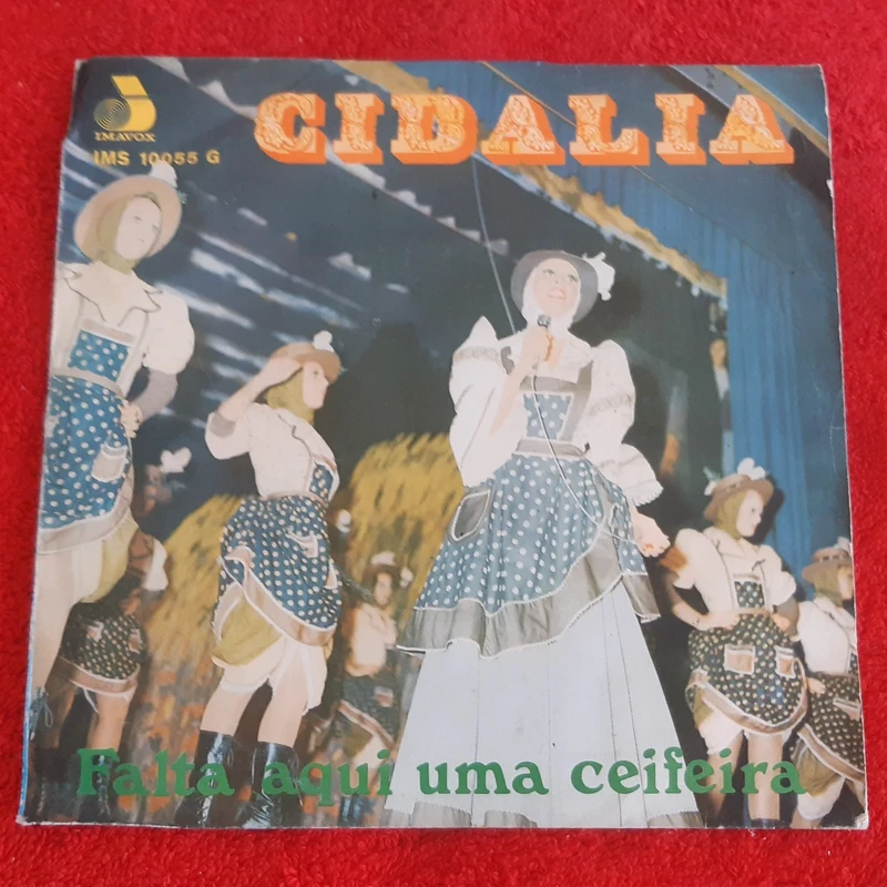 Disco Vinil Single Cidalia - Falta Aqui uma Ceifeira / O Nosso Fado Mudou