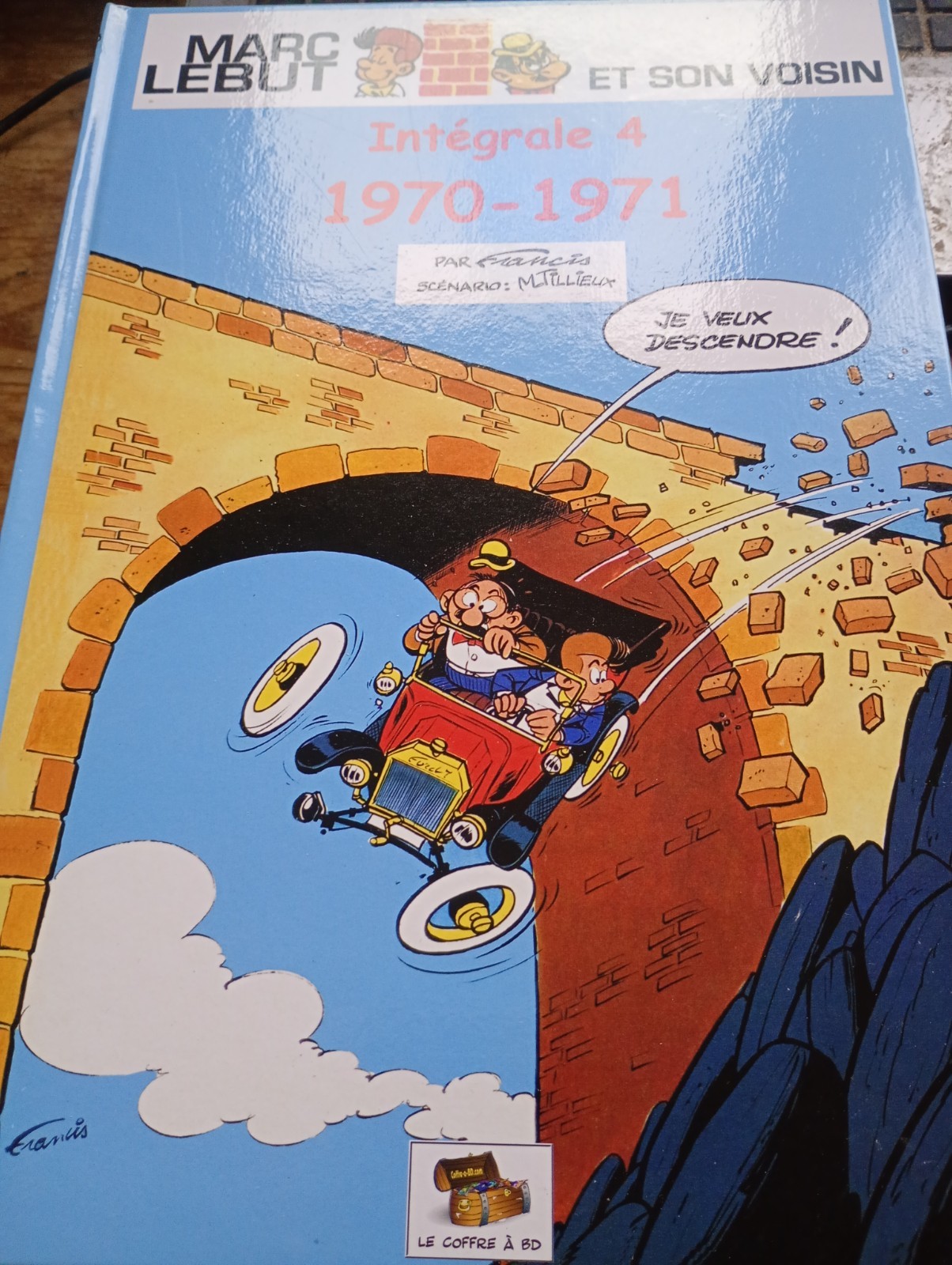 Intégrale 4 1970-1971 MARC LEBUT FRANCIS TILLIEUX coffre à bd 2012