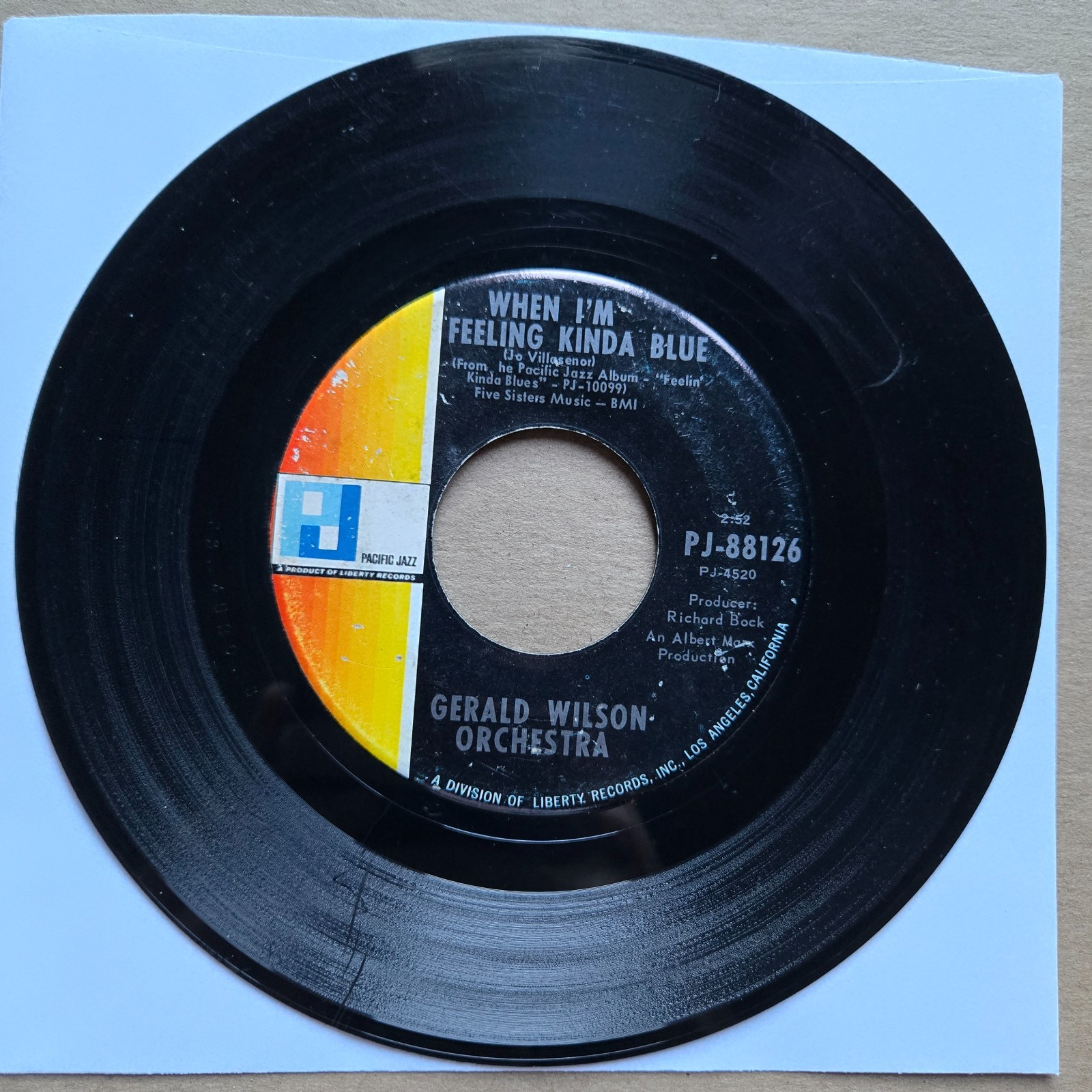 GERALD WILSON ORCHESTRA When I'm Feeling Kinda Blue Record Vinyl BEATLES COVER