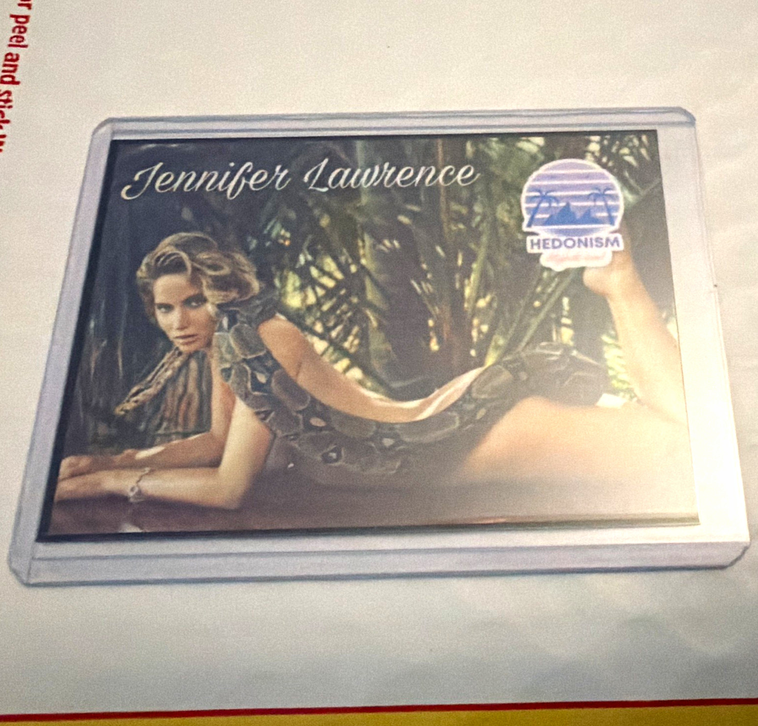 Hedonism Inkworks 2012 Jennifer Lawrence #1 Base Set Non-Sport Trading Card