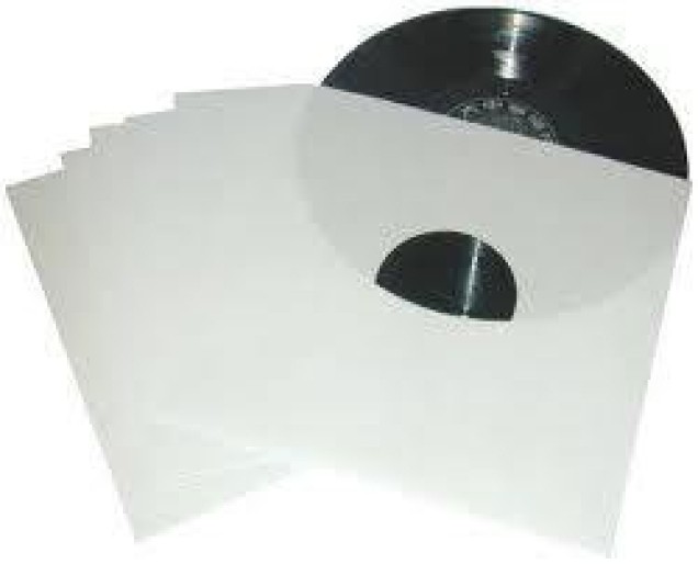 2000 White 45 RPM 7" Paper Record Sleeves Acid Free Vinyl/Protectors - Heavy 20#