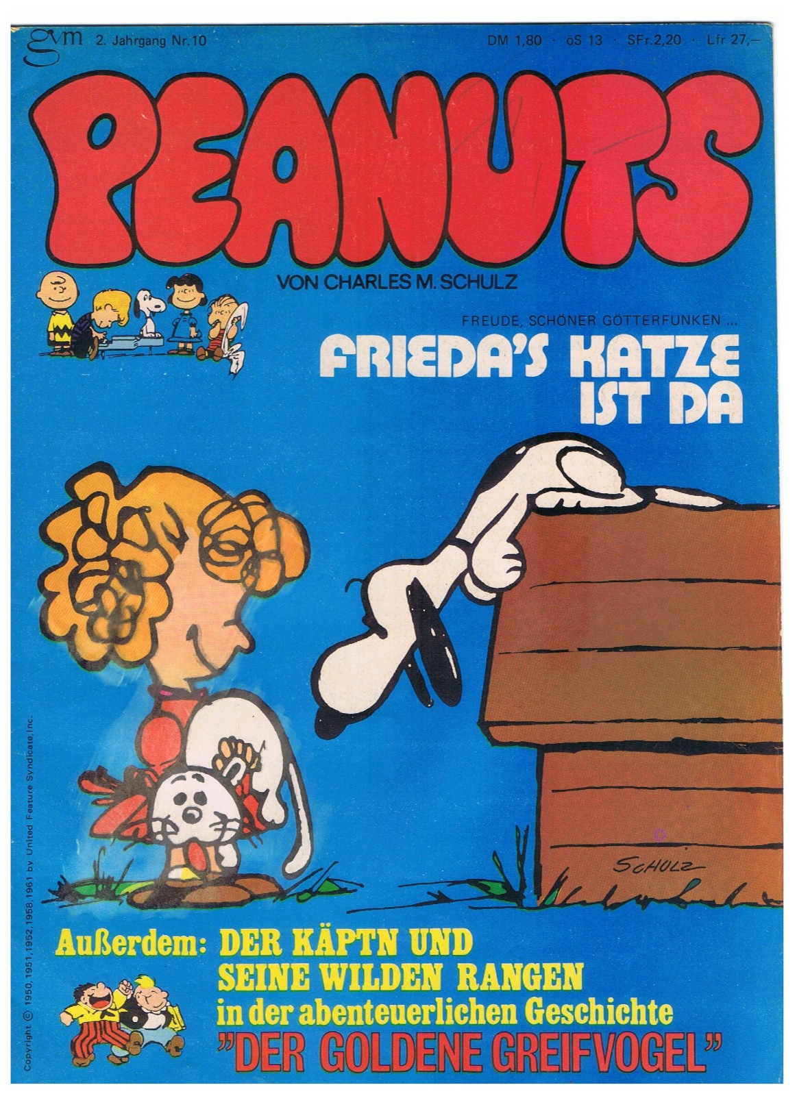 Arachidi 2. Anno n.10 - Schulz - gvm - 1° Edizione 1975 - Ottima