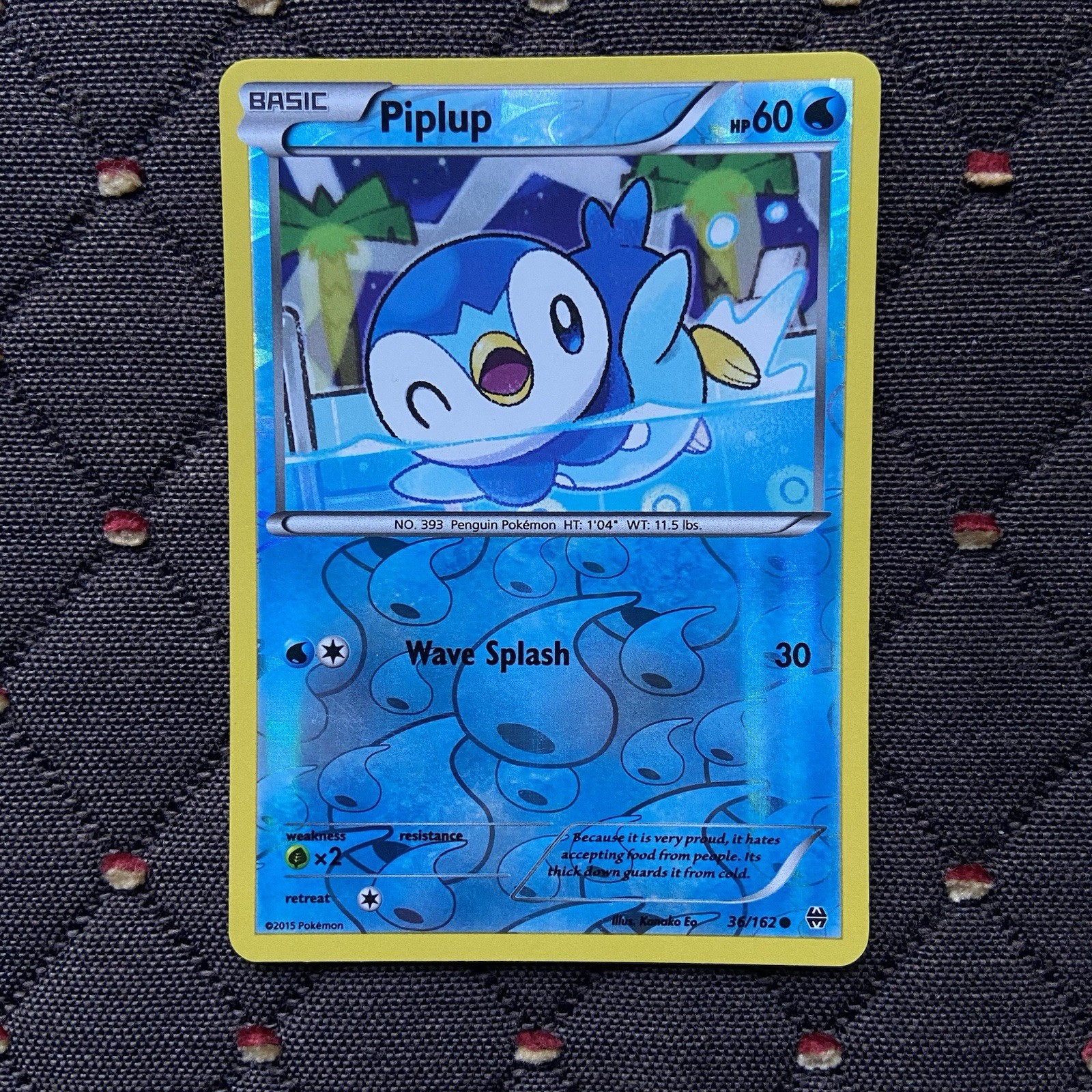 Piplup Reverse Holo BREAKthrough 36/162 Pokemon TCG | Kanako Eo | LP