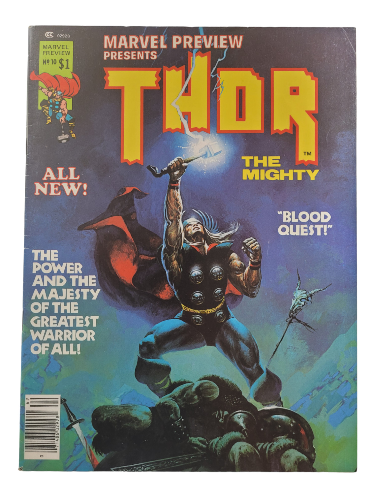 Marvel Preview Presents Thor #10 Firmato John Romita Jr RARO HTF