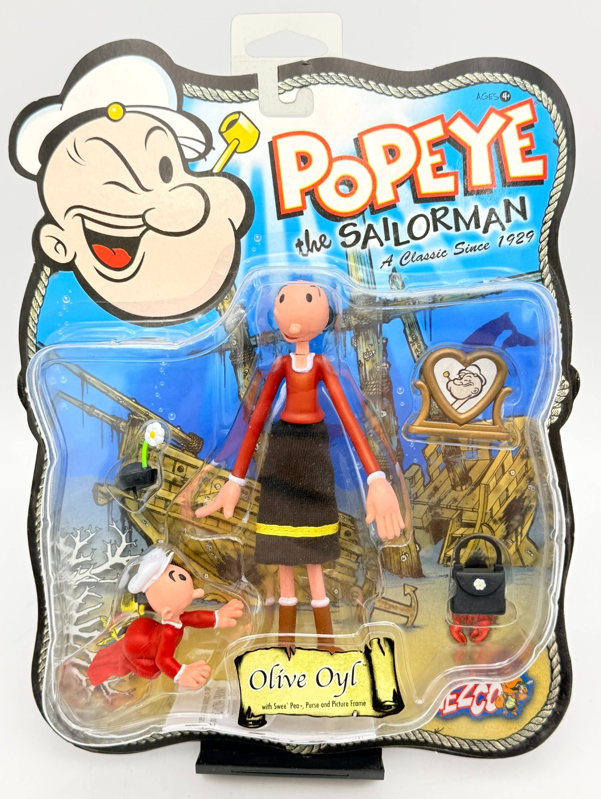 Mezco - Modellino Popeye Il Marinaio - Oliva Oyl - Nuovo su cartoncino